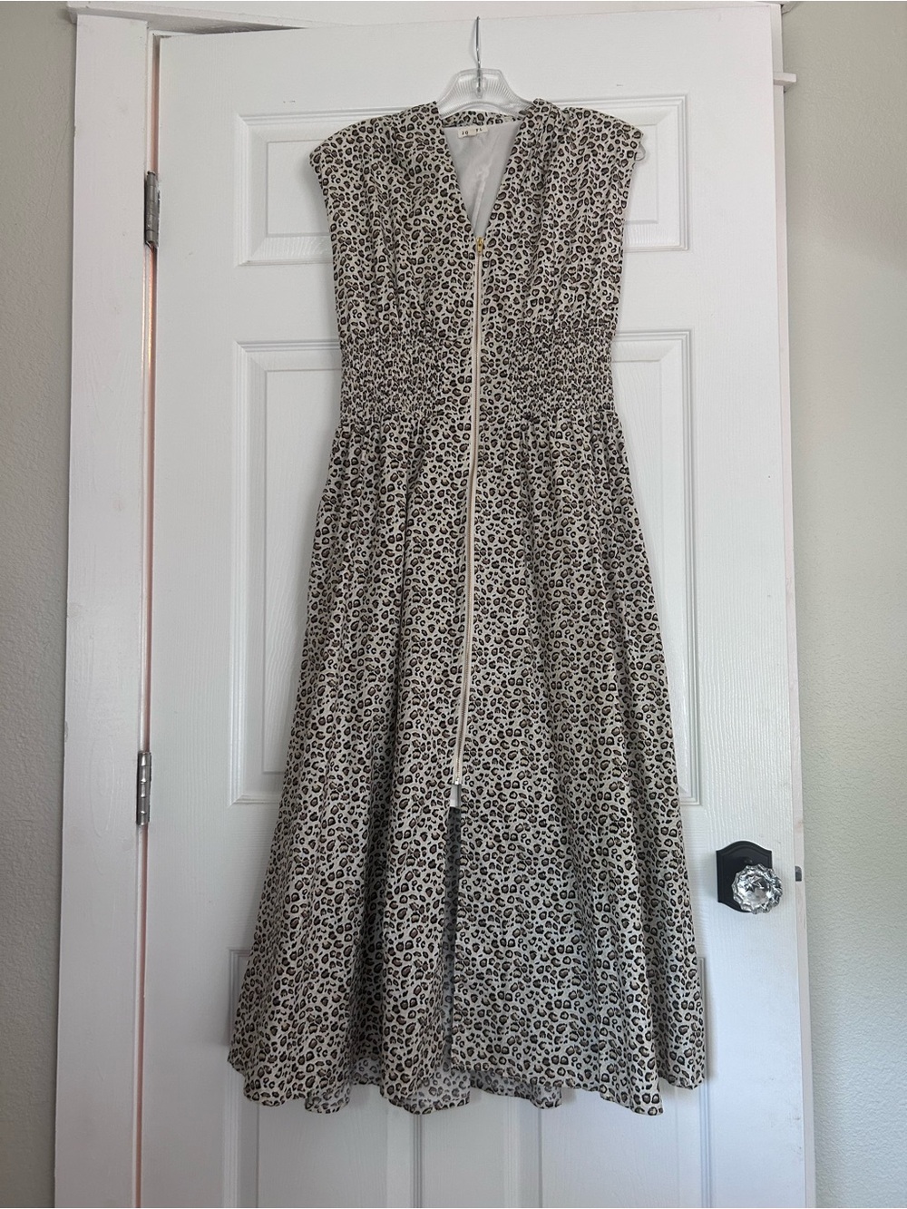 Leopard Midi Dress - Size Small